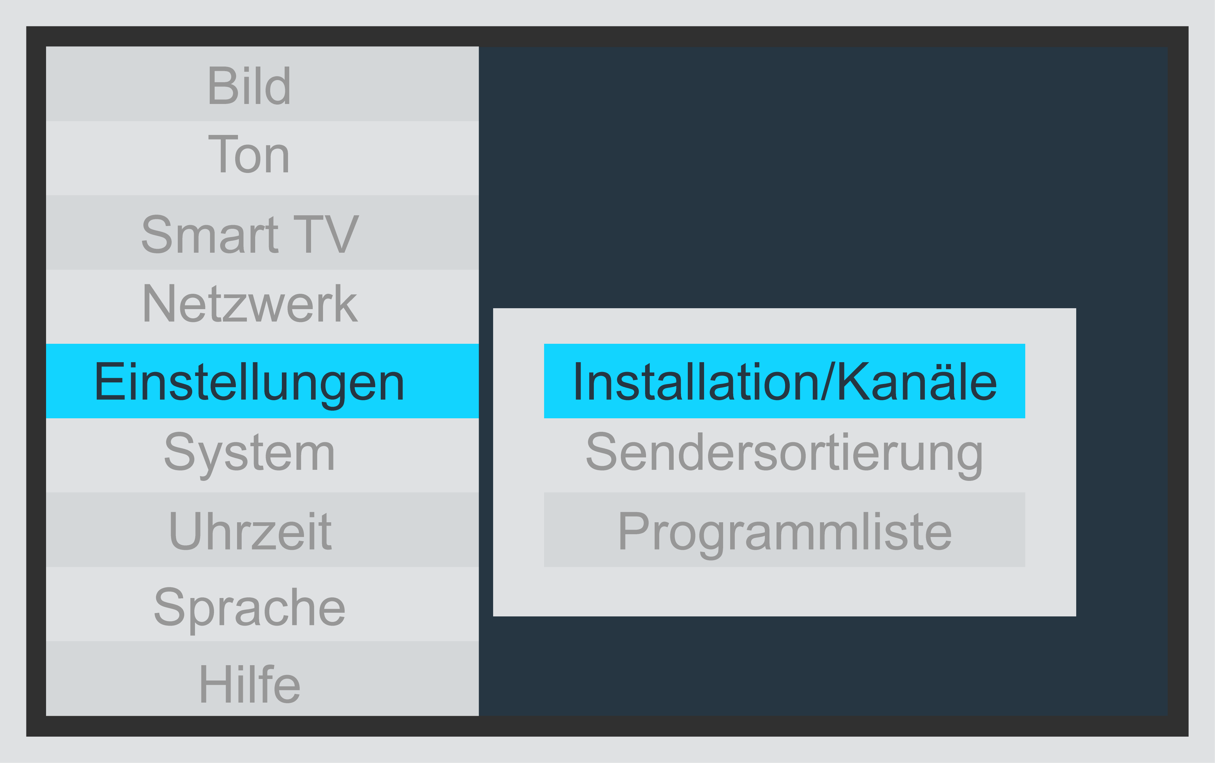 Sendersuchlauf Schritt 2