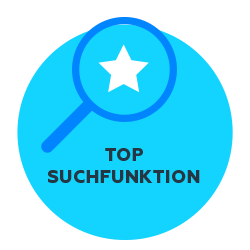 Top Suchfunktion Icon.
