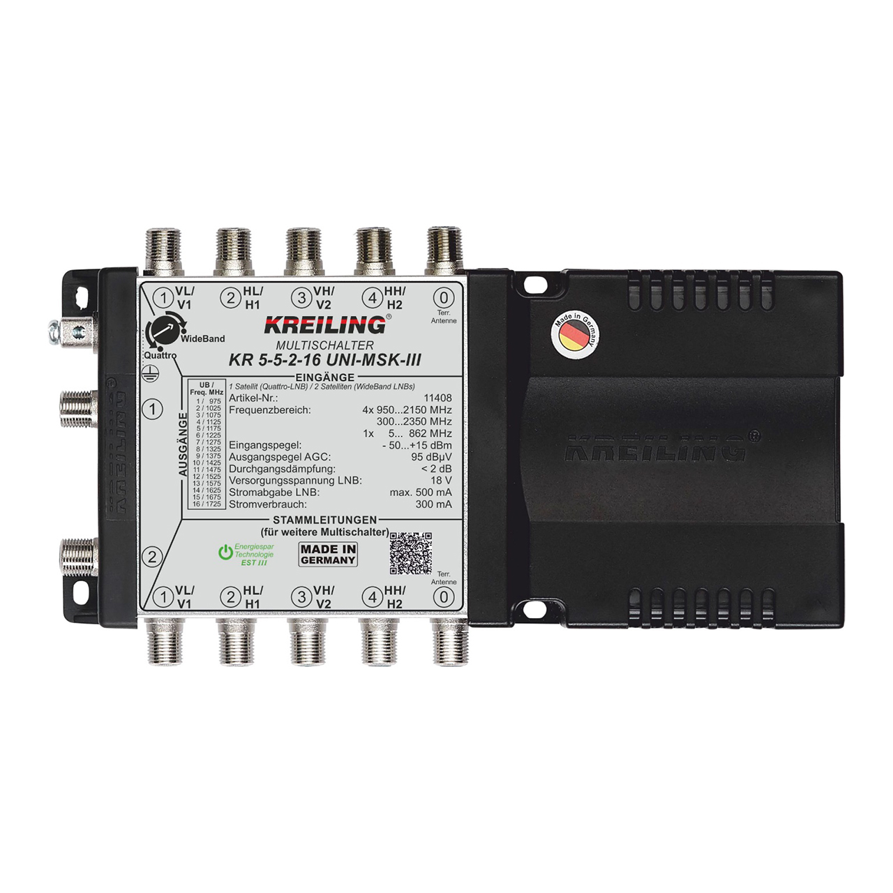 Unicable Multischalter Serie III von Kreilling.