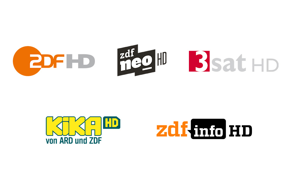 Logos aller ZDF Sender